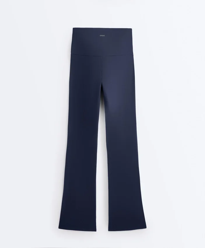 Comfortlux-Hose mit hoher Taille und ausgestelltem Bein Comfortlux-Hose mit hoher Taille und ausgestelltem Bein