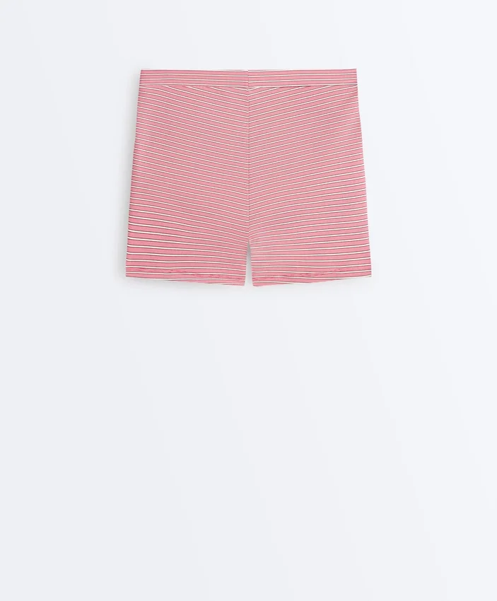 Comfortlux Hotpants mit 5 cm hohem Bund und Streifenmuster Comfortlux Hotpants mit 5 cm hohem Bund und Streifenmuster