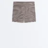 Comfortlux Hotpants mit 5 cm hohem Bund und Streifenmuster Comfortlux Hotpants mit 5 cm hohem Bund und Streifenmuster
