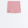 Comfortlux Hotpants mit 5 cm hohem Bund und Streifenmuster Comfortlux Hotpants mit 5 cm hohem Bund und Streifenmuster