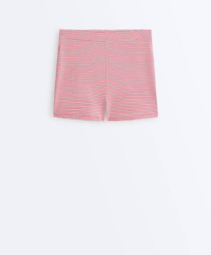 Comfortlux Hotpants mit 5 cm hohem Bund und Streifenmuster Comfortlux Hotpants mit 5 cm hohem Bund und Streifenmuster