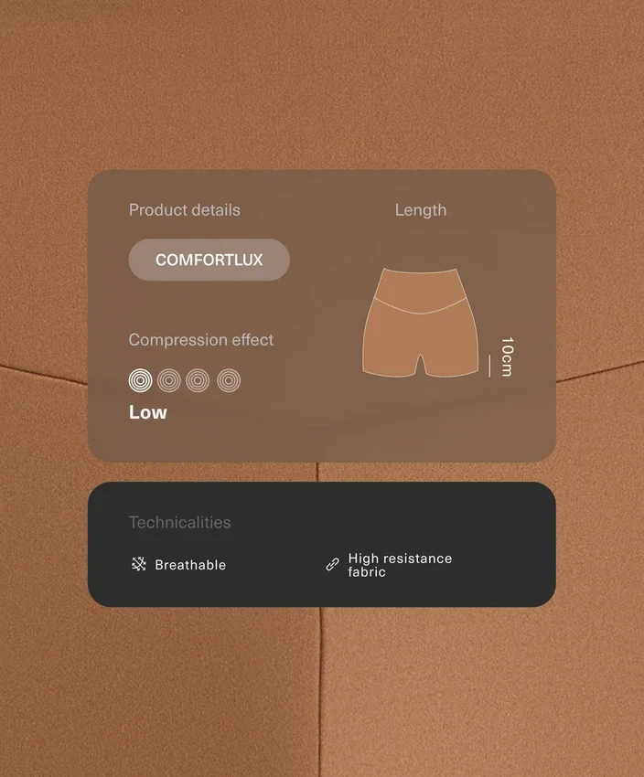 Comfortlux Hotpants mit hoher Taille (10 cm) Comfortlux Hotpants mit hoher Taille (10 cm)