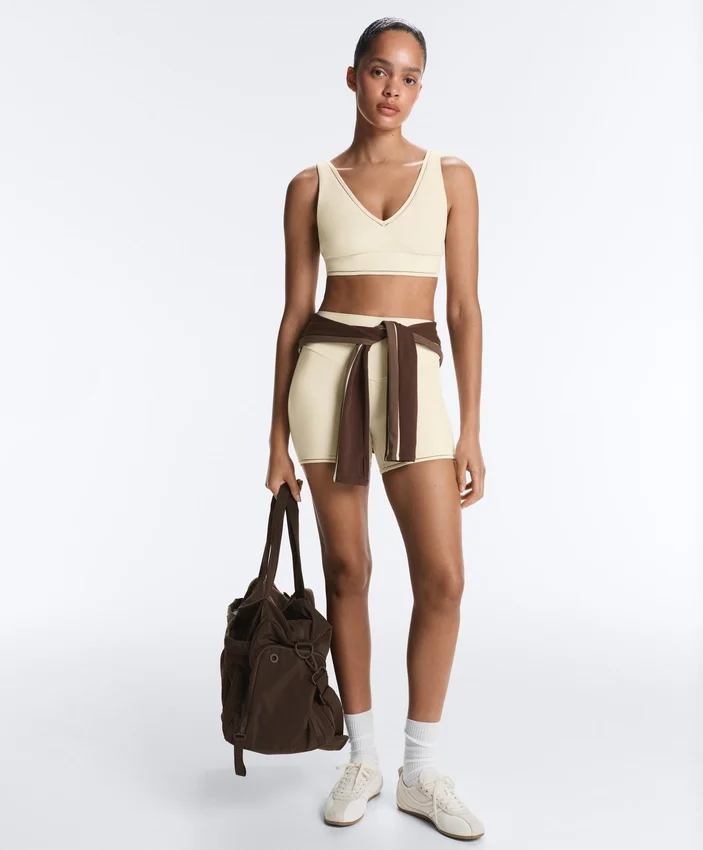 Comfortlux Hotpants mit hoher Taille (10 cm) und Ajour-Detail Comfortlux Hotpants mit hoher Taille (10 cm) und Ajour-Detail