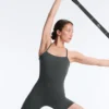 Comfortlux-Jumpsuit mit geflochtenen Trägern an den Shorts Comfortlux-Jumpsuit mit geflochtenen Trägern an den Shorts