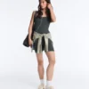Comfortlux-Jumpsuit mit geflochtenen Trägern an den Shorts Comfortlux-Jumpsuit mit geflochtenen Trägern an den Shorts