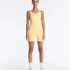 Comfortlux Kurzer Jumpsuit mit Knotendetail