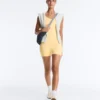 Comfortlux Kurzer Jumpsuit mit Knotendetail