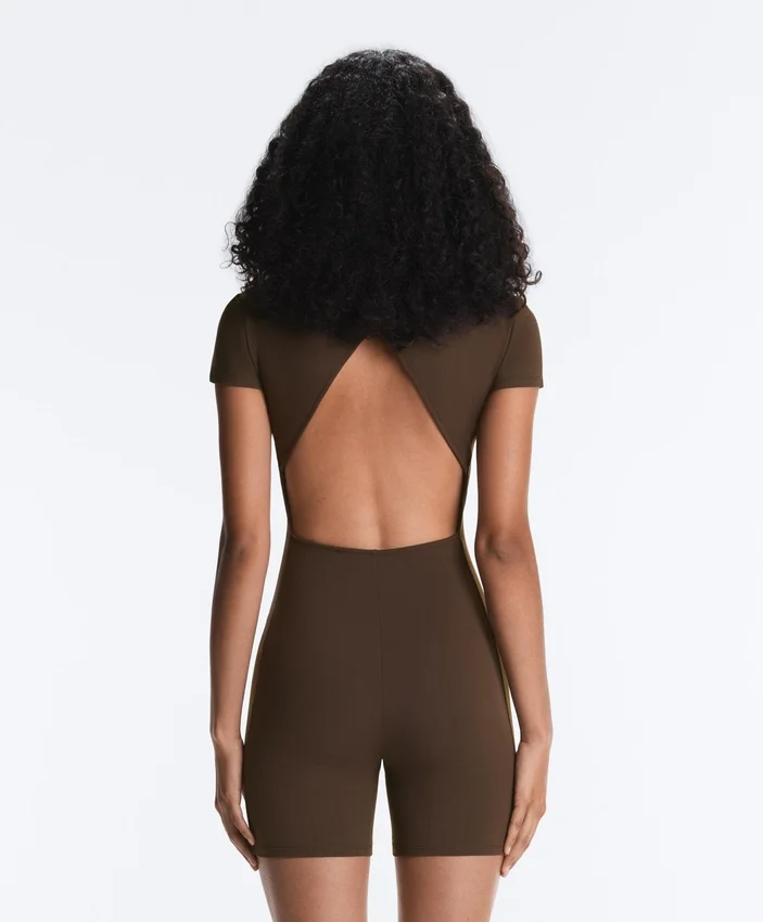 Comfortlux Kurzer Jumpsuit mit Reißverschluss Comfortlux Kurzer Jumpsuit mit Reißverschluss