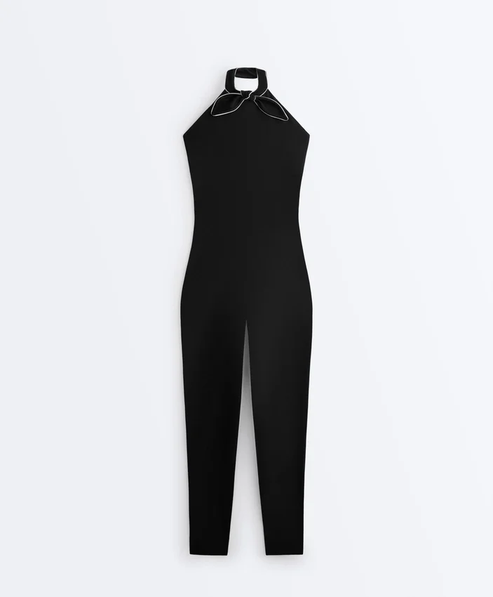 Comfortlux langer Jumpsuit mit Bindeband Comfortlux langer Jumpsuit mit Bindeband