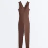 Comfortlux langer Jumpsuit mit Falten