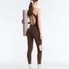 Comfortlux langer Jumpsuit mit Paspelierung