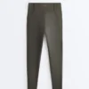 Comfortlux Leggings mit hohem Bund und geripptem Saum, knöchellang Comfortlux Leggings mit hohem Bund und geripptem Saum, knöchellang
