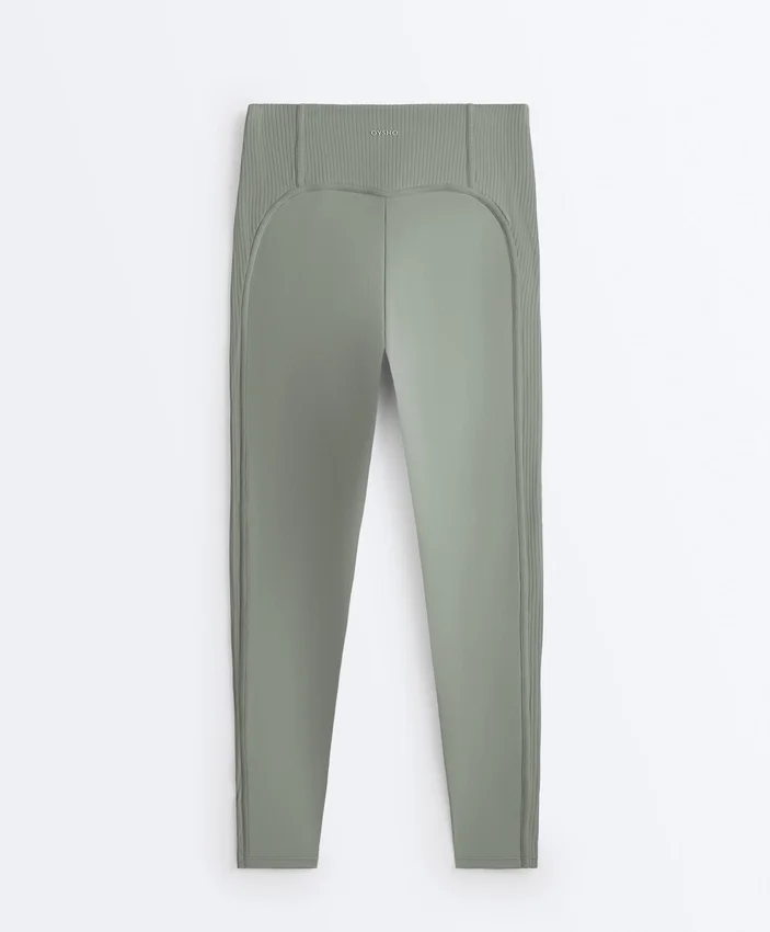 Comfortlux Leggings mit hohem Bund und geripptem Saum, knöchellang Comfortlux Leggings mit hohem Bund und geripptem Saum, knöchellang