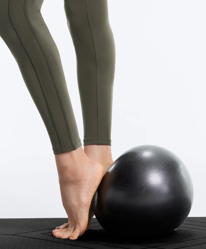 Comfortlux Leggings mit hohem Bund und geripptem Saum, knöchellang Comfortlux Leggings mit hohem Bund und geripptem Saum, knöchellang