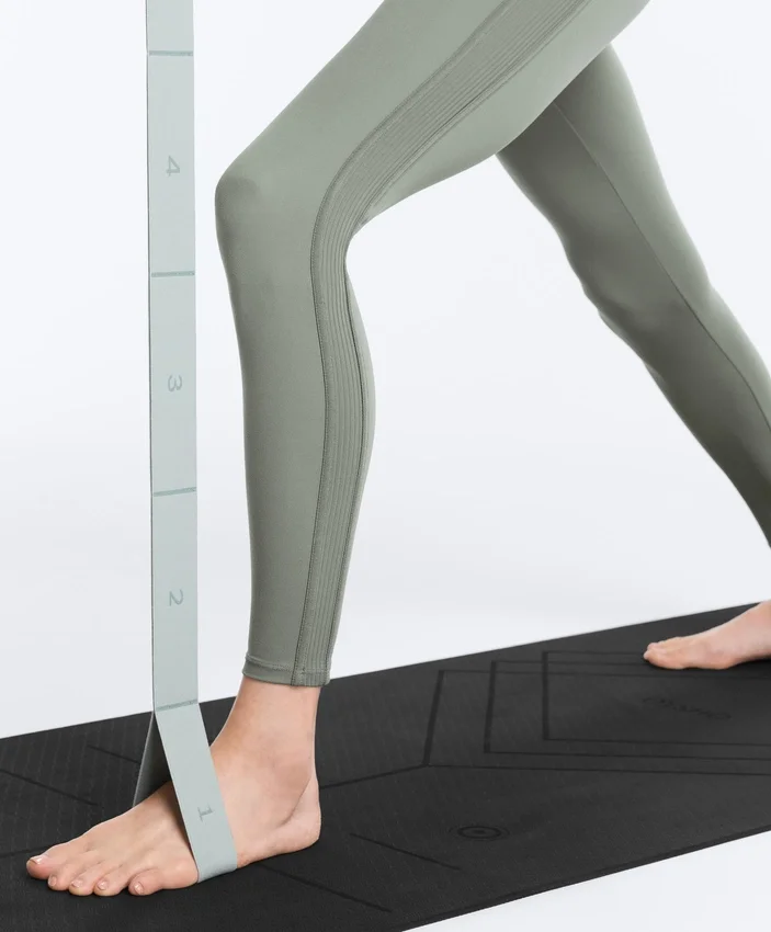 Comfortlux Leggings mit hohem Bund und geripptem Saum, knöchellang Comfortlux Leggings mit hohem Bund und geripptem Saum, knöchellang