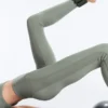 Comfortlux Leggings mit hohem Bund und geripptem Saum, knöchellang Comfortlux Leggings mit hohem Bund und geripptem Saum, knöchellang