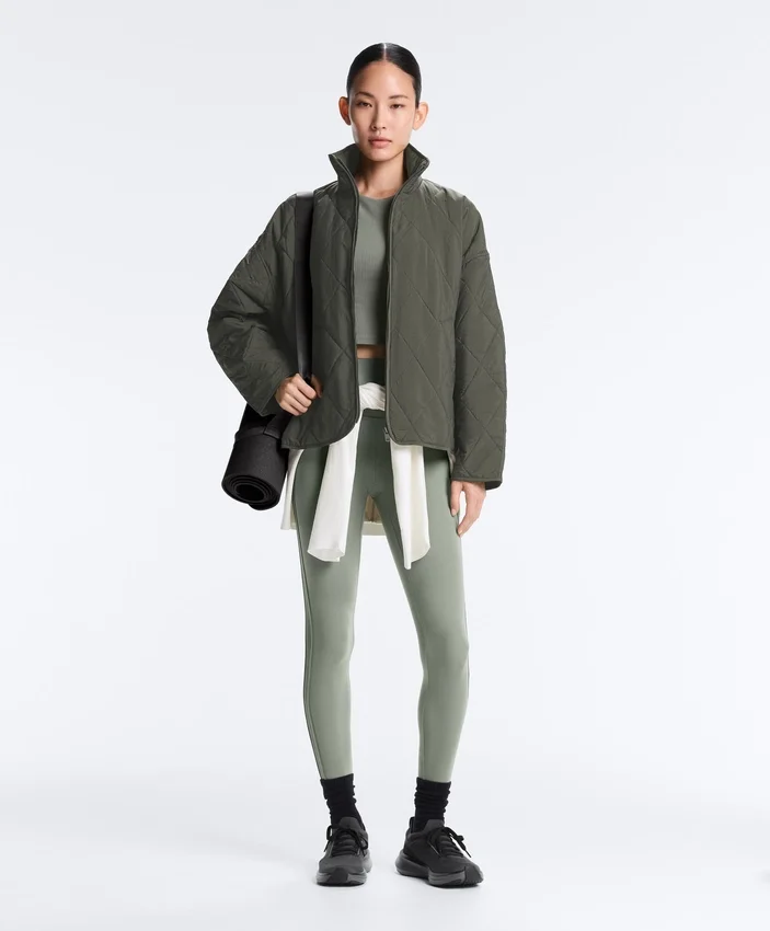 Comfortlux Leggings mit hohem Bund und geripptem Saum, knöchellang Comfortlux Leggings mit hohem Bund und geripptem Saum, knöchellang