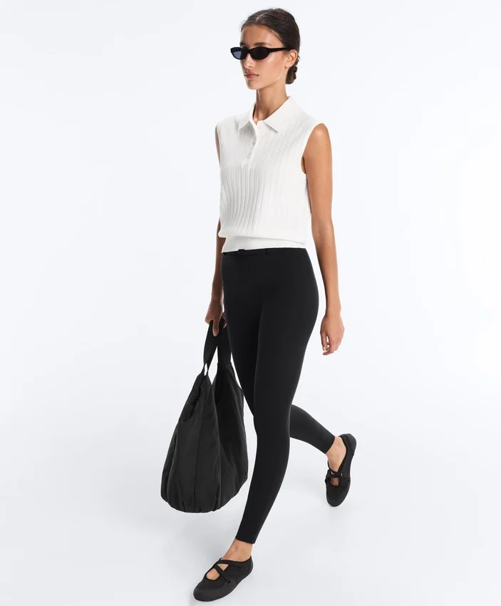 Comfortlux Leggings mit hoher Taille (65 cm) und Knöchellänge, mit Gürtel Comfortlux Leggings mit hoher Taille (65 cm) und Knöchellänge, mit Gürtel