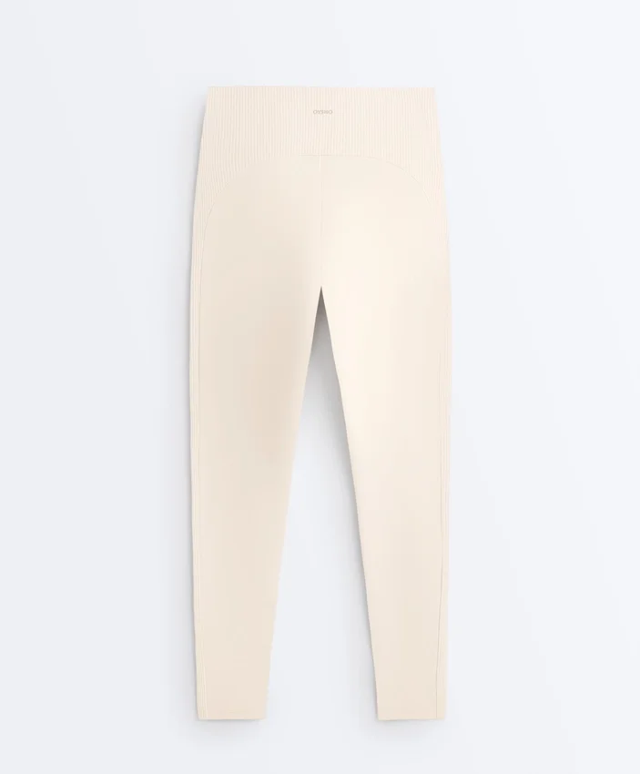 Comfortlux Leggings mit hoher Taille, gerippt, 65 cm, knöchellang Comfortlux Leggings mit hoher Taille, gerippt, 65 cm, knöchellang