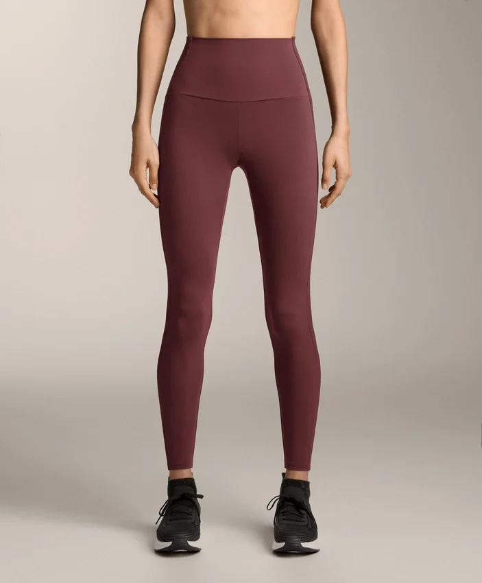 Comfortlux Leggings mit hoher Taille und geripptem Bündchen in Knöchellänge Comfortlux Leggings mit hoher Taille und geripptem Bündchen in Knöchellänge