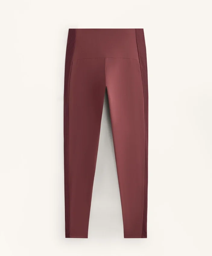 Comfortlux Leggings mit hoher Taille und geripptem Bündchen in Knöchellänge Comfortlux Leggings mit hoher Taille und geripptem Bündchen in Knöchellänge