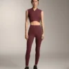 Comfortlux Leggings mit hoher Taille und geripptem Bündchen in Knöchellänge Comfortlux Leggings mit hoher Taille und geripptem Bündchen in Knöchellänge