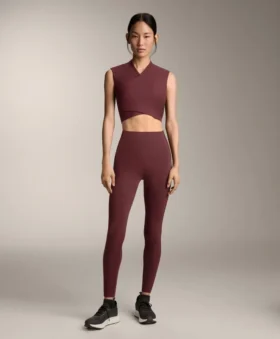Comfortlux Leggings mit hoher Taille und geripptem Bündchen in Knöchellänge