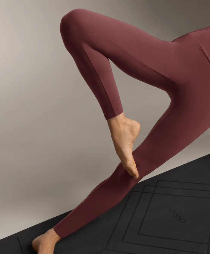 Comfortlux Leggings mit hoher Taille und geripptem Bündchen in Knöchellänge Comfortlux Leggings mit hoher Taille und geripptem Bündchen in Knöchellänge