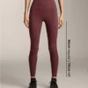 Comfortlux Leggings mit hoher Taille und geripptem Bündchen in Knöchellänge Comfortlux Leggings mit hoher Taille und geripptem Bündchen in Knöchellänge