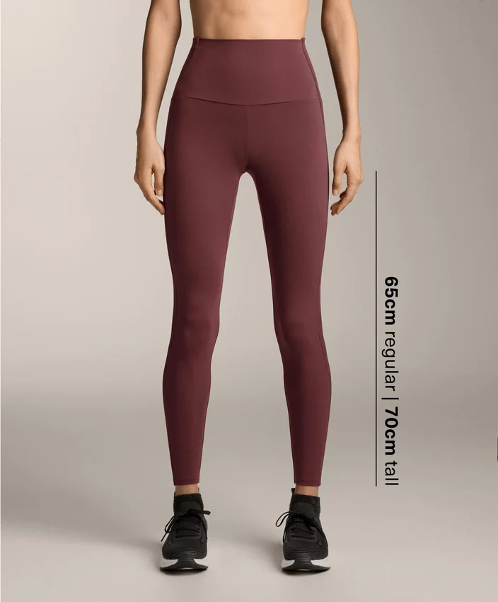 Comfortlux Leggings mit hoher Taille und geripptem Bündchen in Knöchellänge Comfortlux Leggings mit hoher Taille und geripptem Bündchen in Knöchellänge