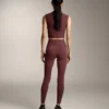 Comfortlux Leggings mit hoher Taille und geripptem Bündchen in Knöchellänge Comfortlux Leggings mit hoher Taille und geripptem Bündchen in Knöchellänge