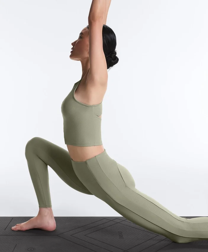 Comfortlux Leggings mit hoher Taille und geripptem Bund, knöchellang Comfortlux Leggings mit hoher Taille und geripptem Bund, knöchellang