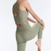 Comfortlux Leggings mit hoher Taille und geripptem Bund, knöchellang Comfortlux Leggings mit hoher Taille und geripptem Bund, knöchellang
