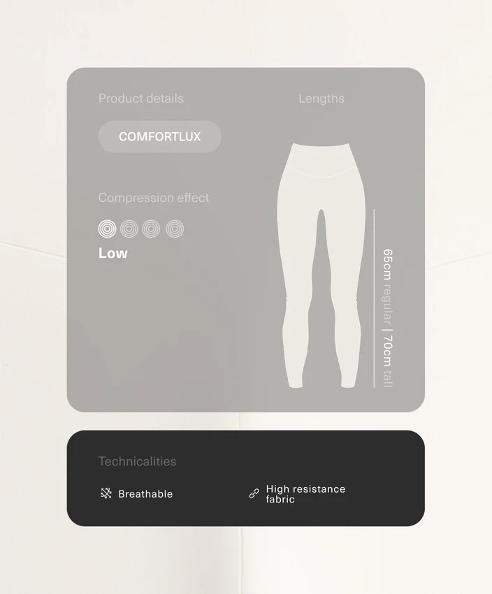 Comfortlux Leggings mit hoher Taille und Knöchellänge Comfortlux Leggings mit hoher Taille und Knöchellänge