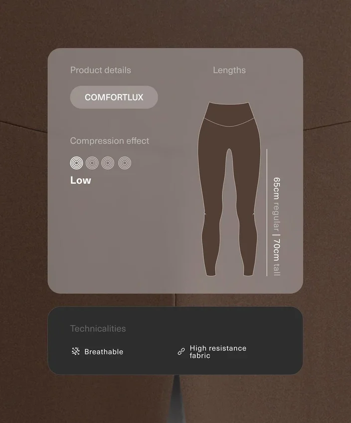 Comfortlux Leggings mit hoher Taille und Knöchellänge Comfortlux Leggings mit hoher Taille und Knöchellänge