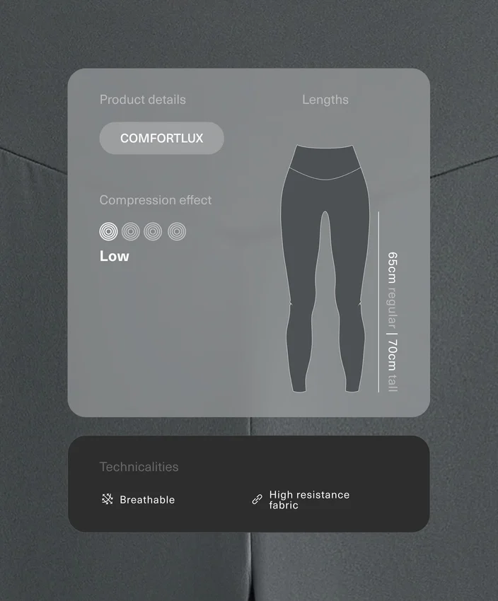 Comfortlux Leggings mit hoher Taille und Knöchellänge Comfortlux Leggings mit hoher Taille und Knöchellänge