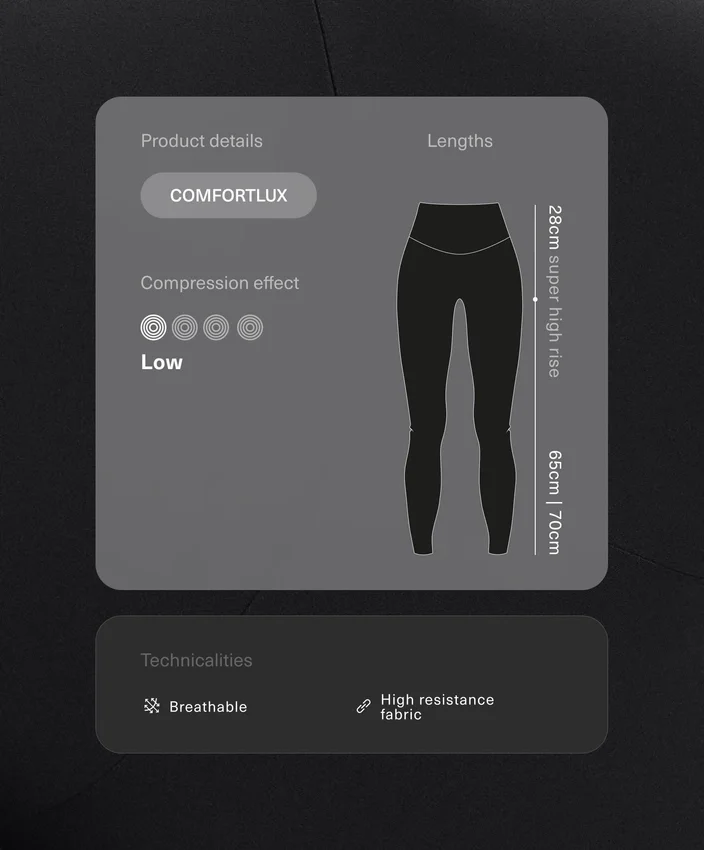 Comfortlux Super High-Rise knöchellange Leggings Comfortlux Super High-Rise knöchellange Leggings