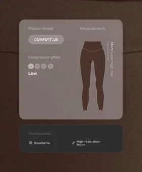 Comfortlux Super-High-Waist-Leggings in Knöchellänge Fuseau Comfortlux Super-High-Waist-Leggings in Knöchellänge Fuseau