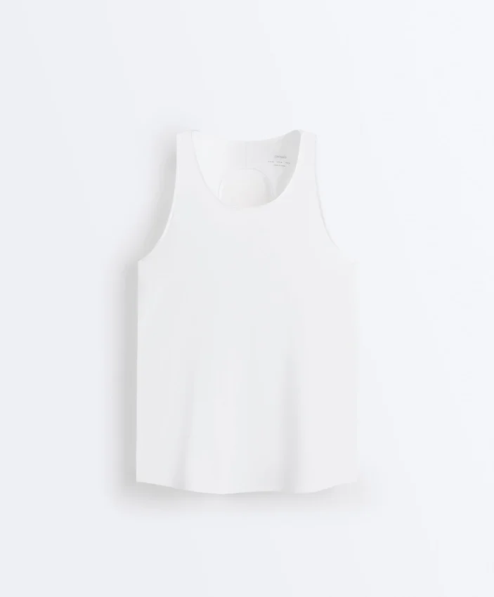 Comfortlux T-Shirt mit gekreuztem Rücken Comfortlux T-Shirt mit gekreuztem Rücken