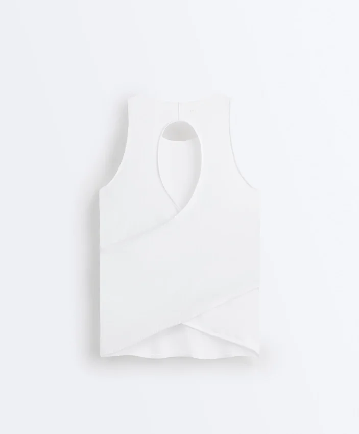 Comfortlux T-Shirt mit gekreuztem Rücken Comfortlux T-Shirt mit gekreuztem Rücken