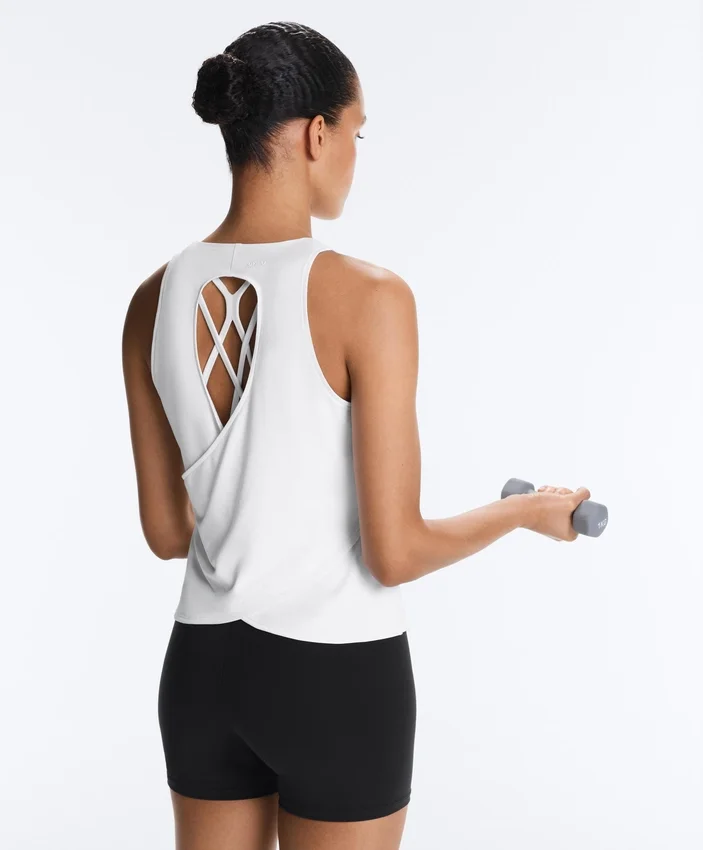 Comfortlux T-Shirt mit gekreuztem Rücken Comfortlux T-Shirt mit gekreuztem Rücken