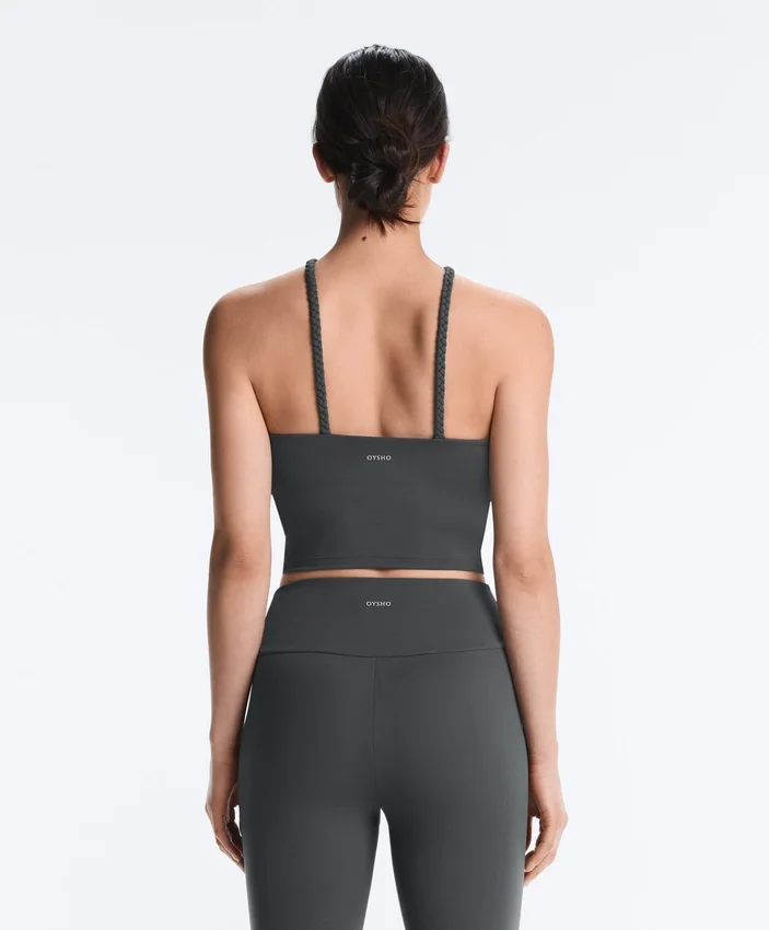 Comfortlux Top mit geflochtenem Neckholder Comfortlux Top mit geflochtenem Neckholder