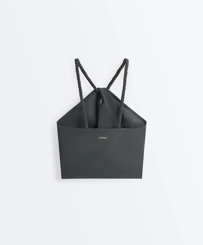 Comfortlux Top mit geflochtenem Neckholder Comfortlux Top mit geflochtenem Neckholder