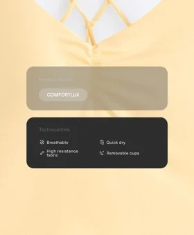 Comfortlux Top mit gekreuzten Trägern