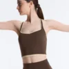 Comfortlux Top mit kontrastierendem, gekreuztem Rücken Comfortlux Top mit kontrastierendem, gekreuztem Rücken