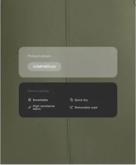 Comfortlux Tops mit offenem Rücken und Neckholder