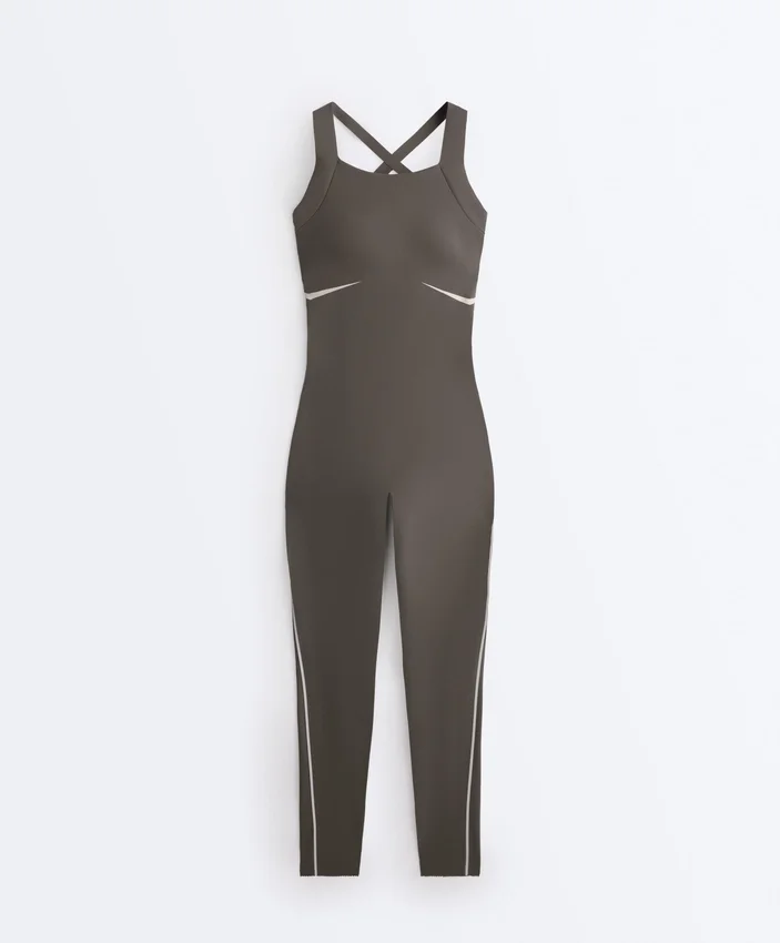 Compressive Jumpsuit mit Reflektoren Compressive Jumpsuit mit Reflektoren
