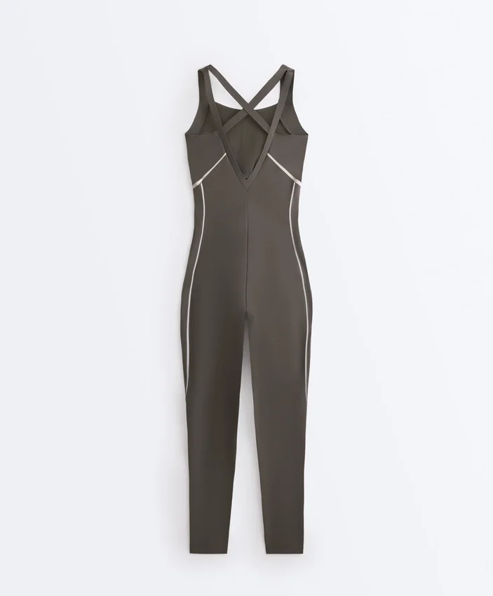Compressive Jumpsuit mit Reflektoren Compressive Jumpsuit mit Reflektoren