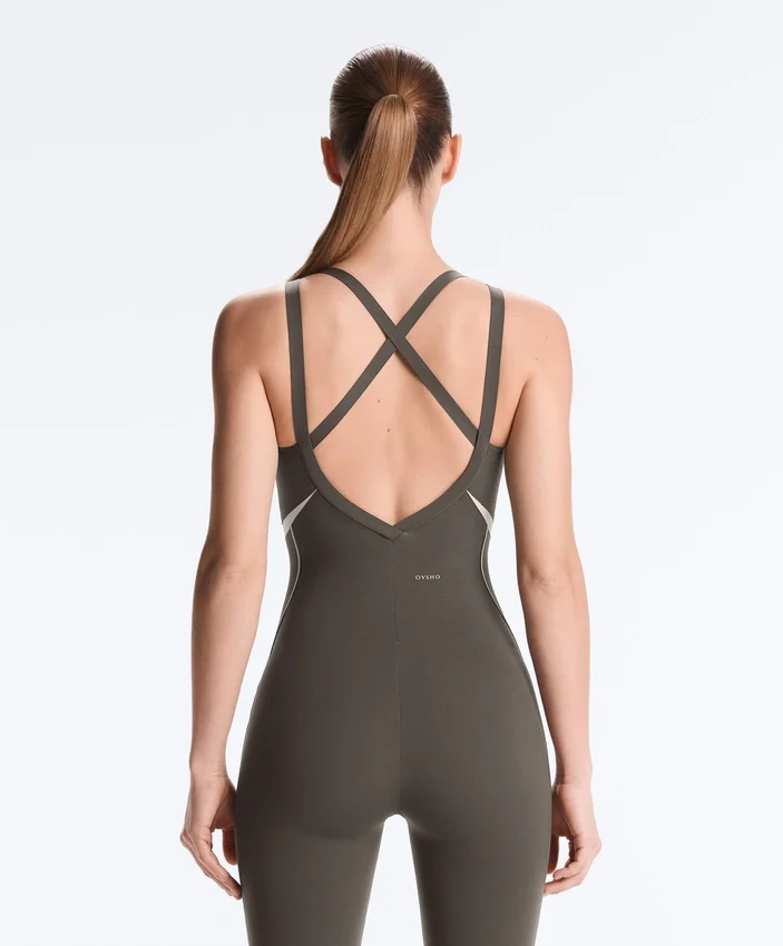 Compressive Jumpsuit mit Reflektoren Compressive Jumpsuit mit Reflektoren