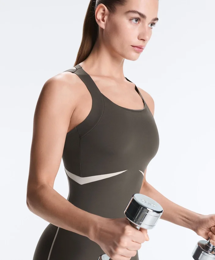 Compressive Jumpsuit mit Reflektoren Compressive Jumpsuit mit Reflektoren